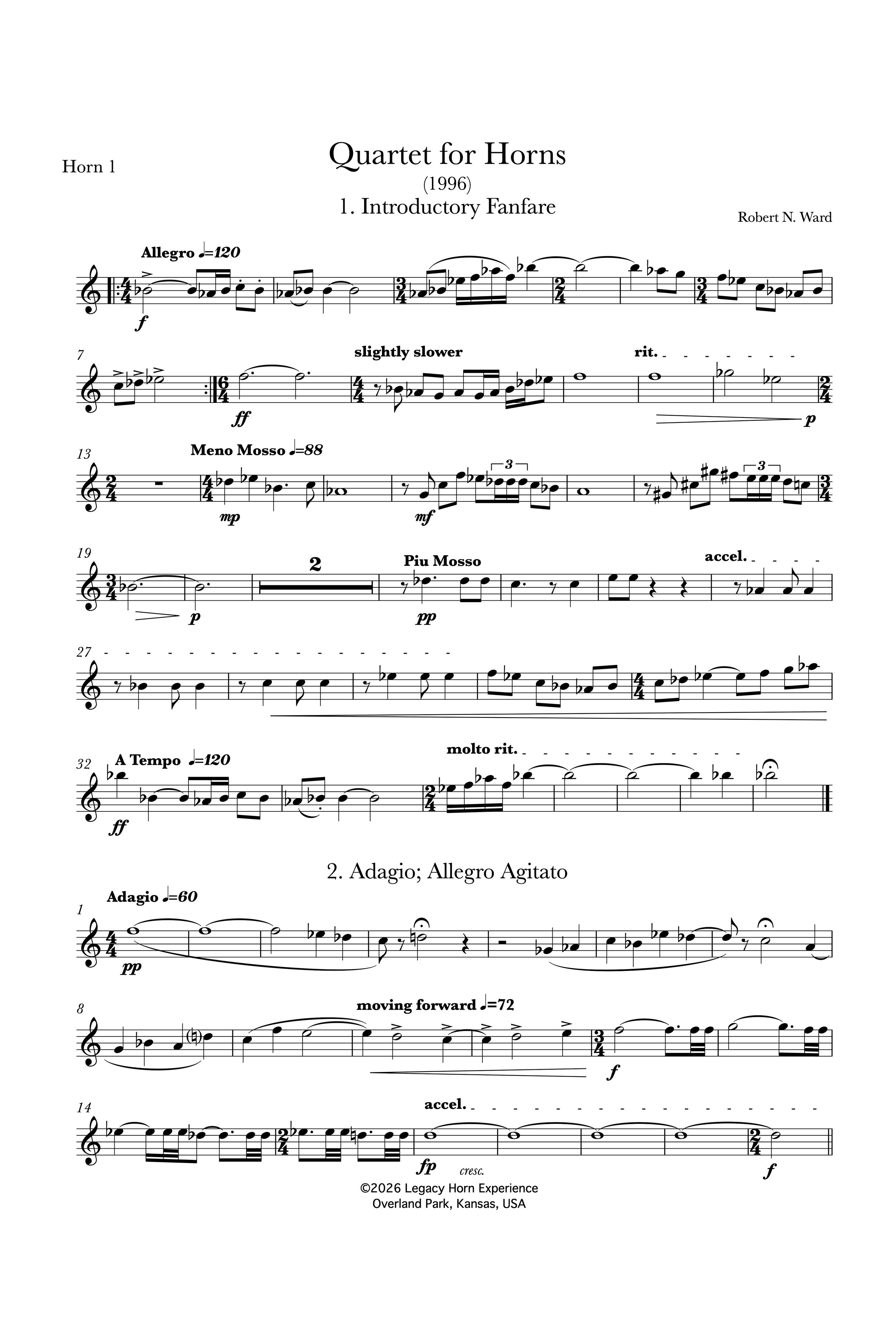 Horn Ensembles — Legacy Horn Experience Music Shop — Legacy Horn